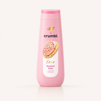 Dove x Crumbl | Gel de ducha galleta de Confetti