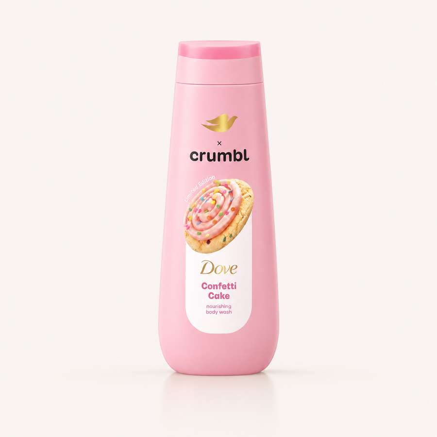 Dove x Crumbl | Gel de ducha galleta de Confetti